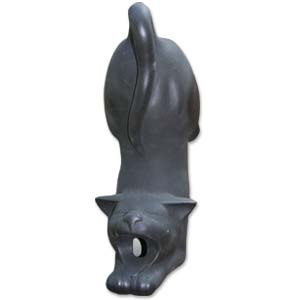 Black Cat Birdfeeder