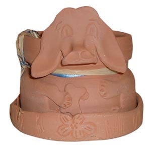 Dog Flower Pot