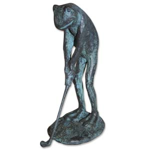 Swinging Golf Frog