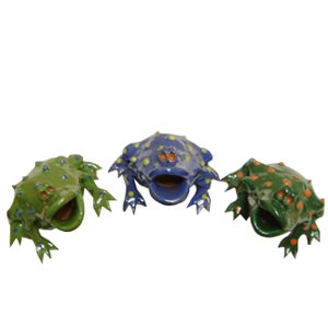 Single Frog Bud Vase