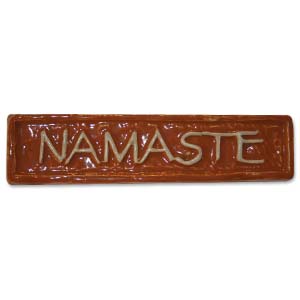 Ceramic Namaste Sign