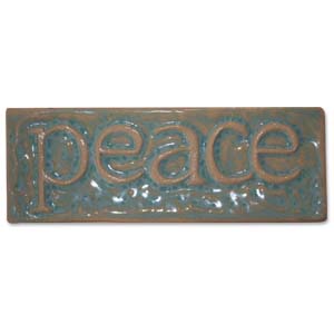 Ceramic Peace Sign